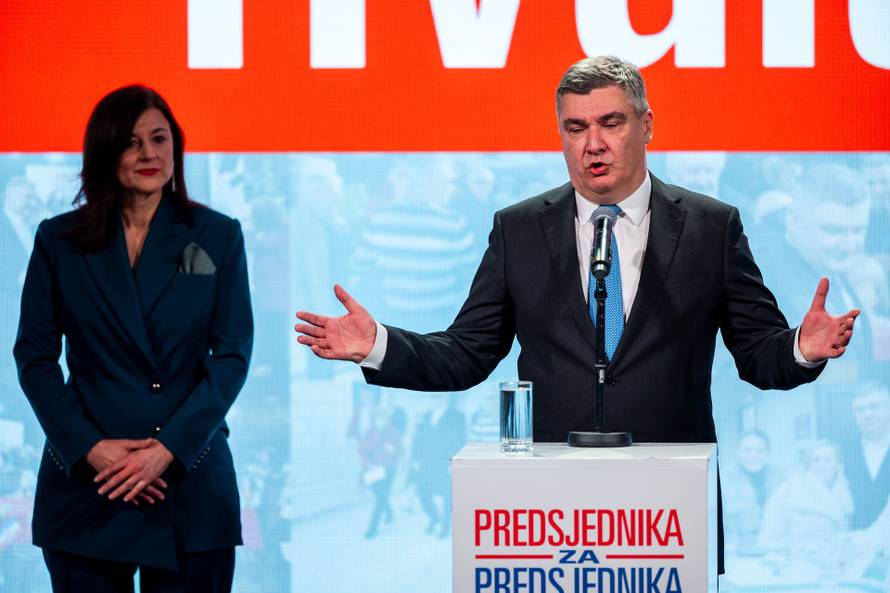 Zagreb: Zoran Milanović pobijedio na predsjedničkim izborima