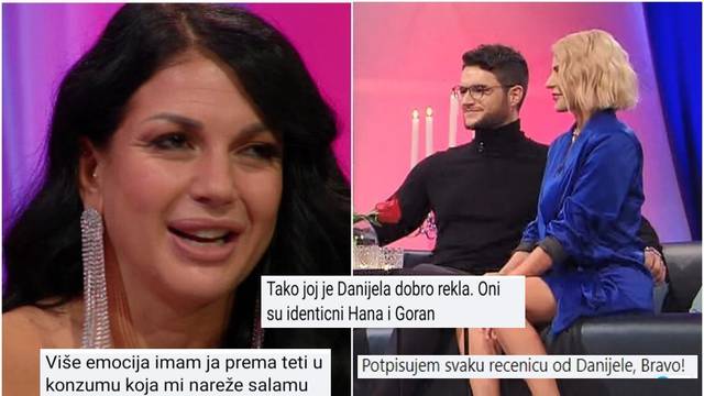 Danijela optužila 'Savršenog' i Stankicu da glume, a slaže se i publika: 'Isti su Goran i Hana!'