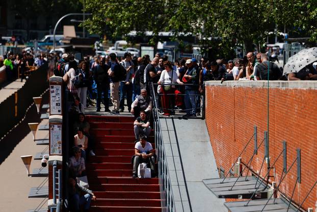 Power outage in Madrid