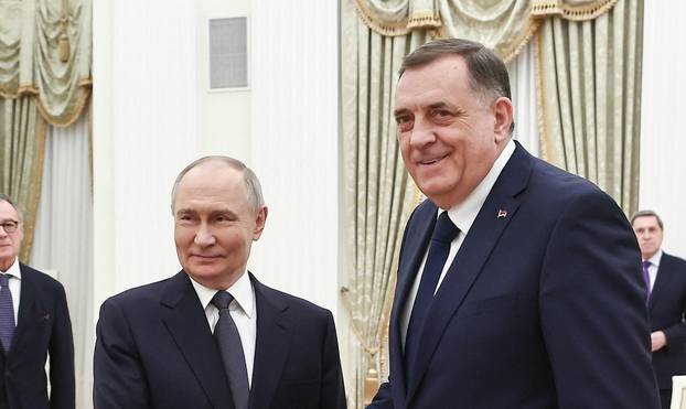 Russian President Putin and Bosnian Serb leader Dodik meet in Moscow