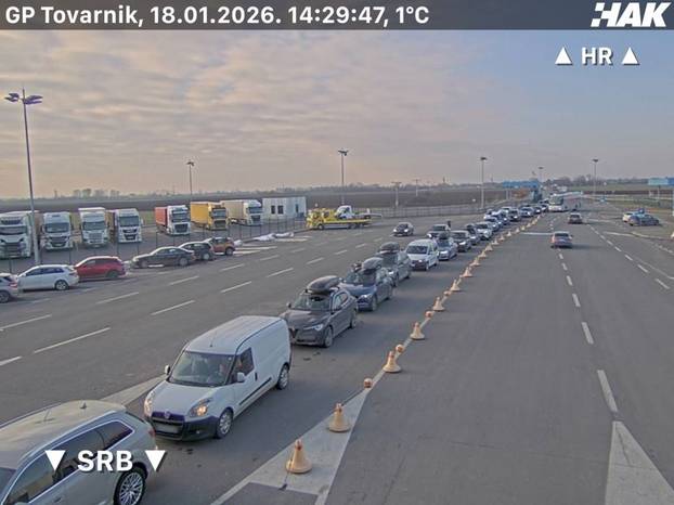 FOTO Gužve na hrvatskoj granici