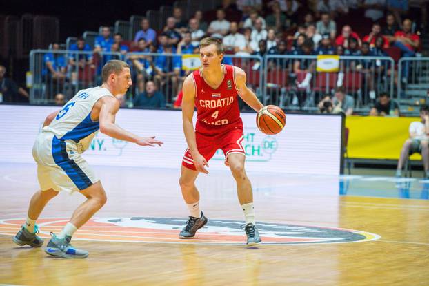 GER, Basketball EM 2018 U20 Männer/Maenner in Chemnitz, Finale Israel vs. Kroatien