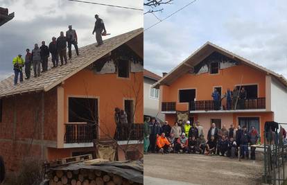 Skupilo se cijelo selo i obnovilo kuću koja je izgorjela u požaru