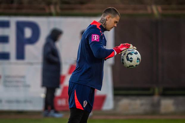 Trening hrvatske nogometne reprezentacije na splitskom Poljudu