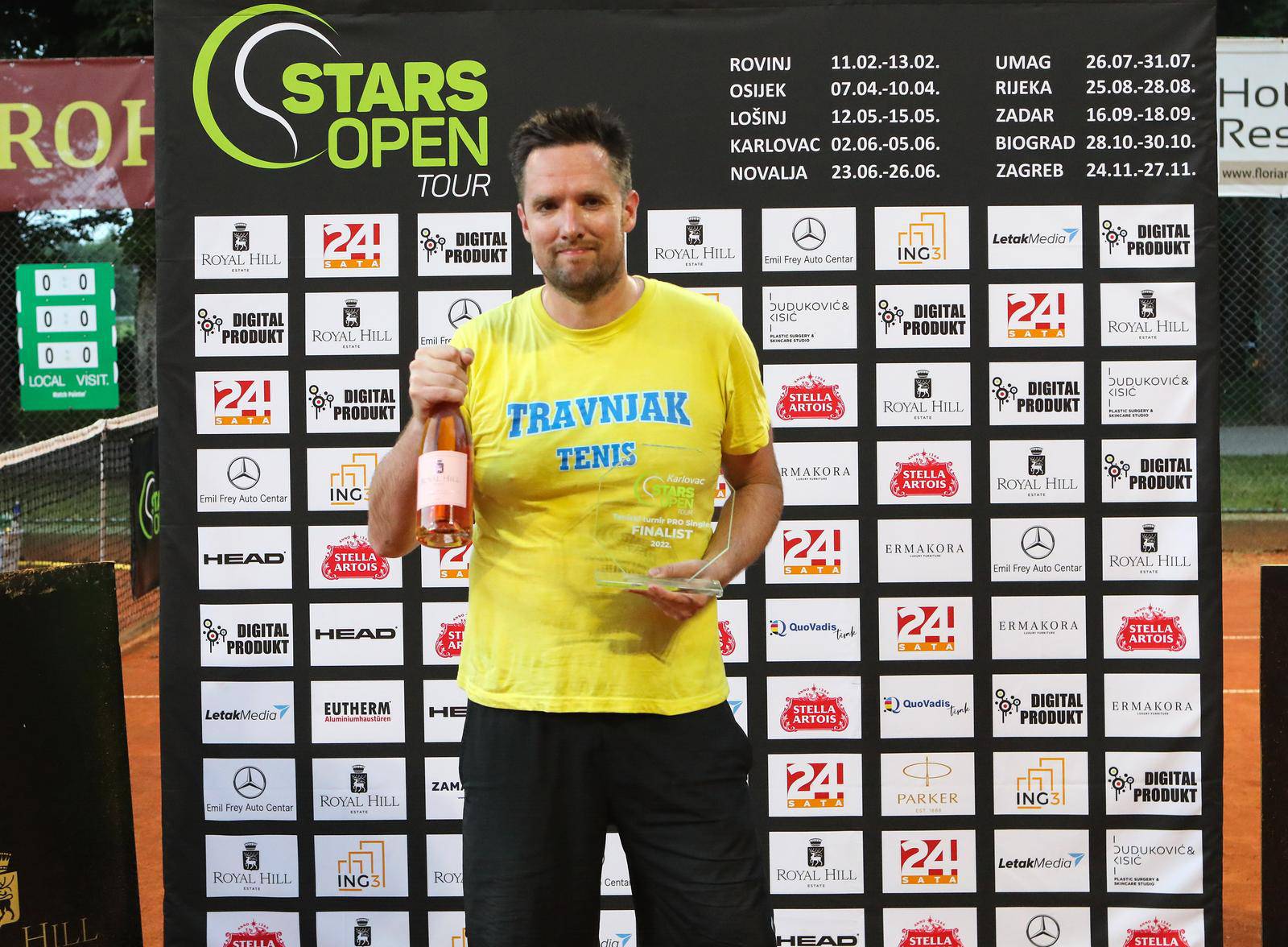 Karlovac: Završen je teniski turnir Stars Open Tour 