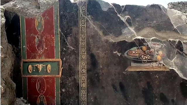 Pronađena freska pizze u Pompejima: 'Možda je ovo daleki rođak modernog jela'