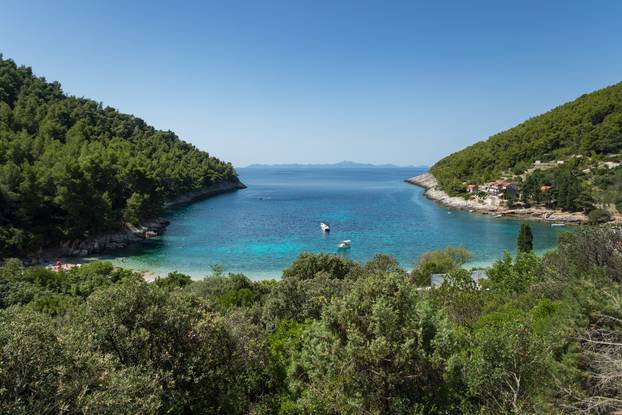 Plaža Pupnatska Luka na otoku Korčuli