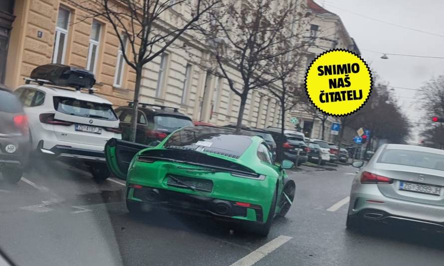 FOTO Krš i lom na zelenom valu u  Zagrebu! Razbijen Porsche Carrera 911 od 200.000 eura