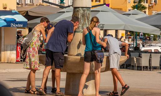 Kod Dječaka s ribom u Rovinju mnogi dolaze po osvježenje