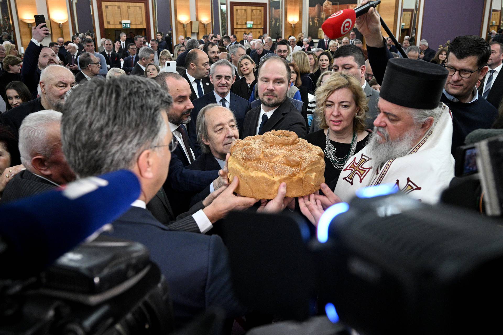 Zagreb: Božićni prijem Srpskog narodnog vijeća