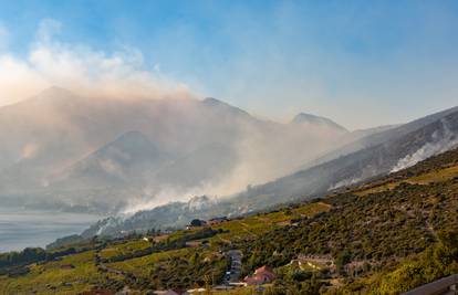 Požari na jugu Hrvatske su pod nadzorom, ali nisu lokalizirani