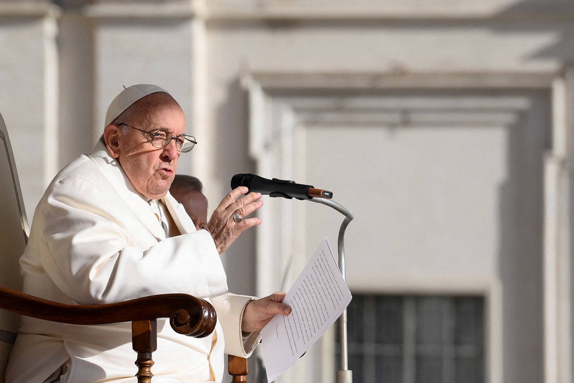 Pope Francis holds general audience at the Vatican