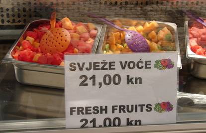 Kilogram svježeg voća pokraj Straduna košta čak 105 kuna