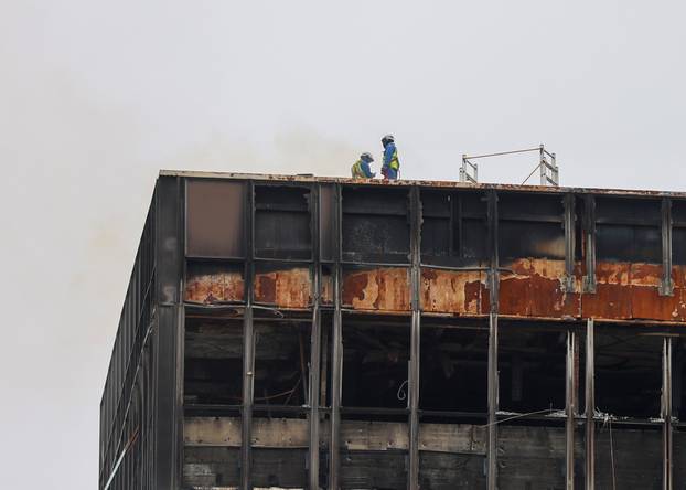 Zagreb: Nastavlja je rušenje zgrade Vjesnika