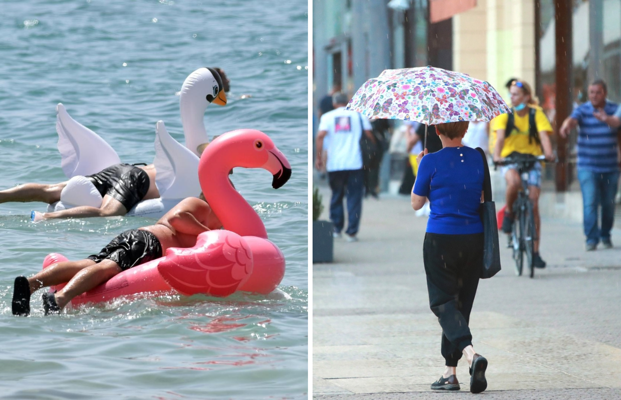 Prognoza za danas: Sunčano vrijeme i temperature do 35°C, a u Dalmaciji mogući pljuskovi