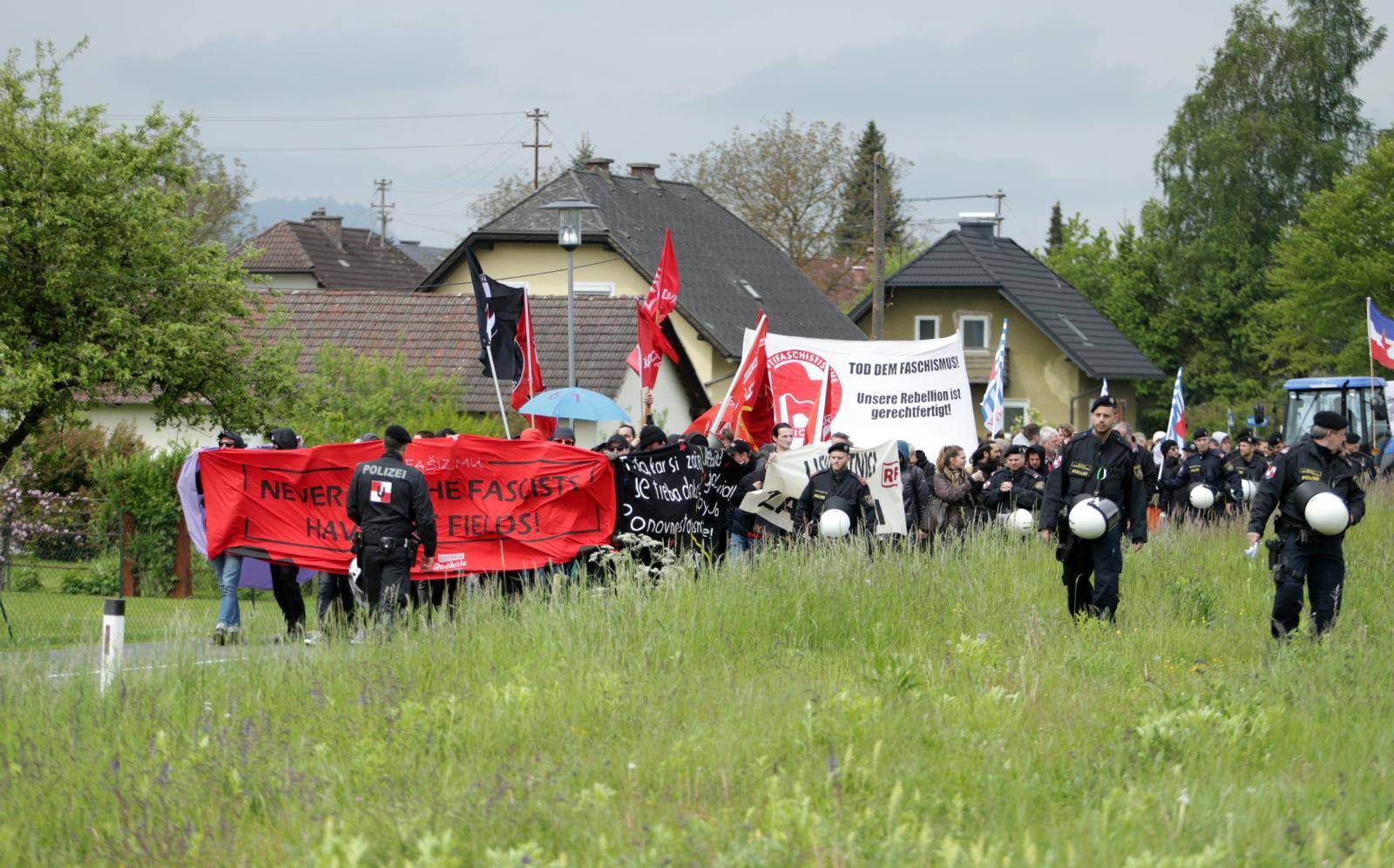 Incident u Bleiburgu: Priveli su čovjeka zbog uzdignute desnice