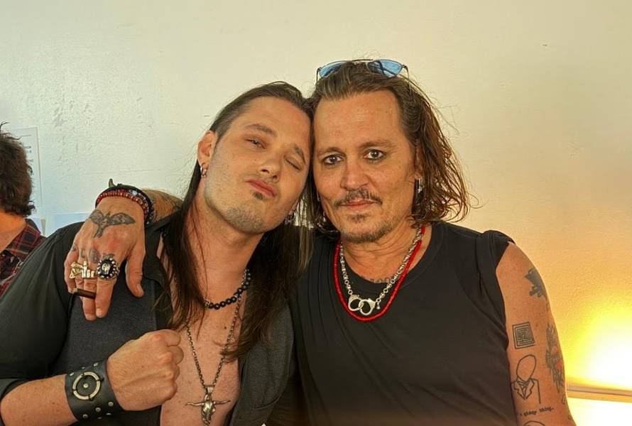 Kakav duo! Dino Jelusić objavio je fotku s Johnnyjem Deppom