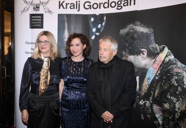 Zagreb: Poznati na premijeri drame Kralj Gordogan