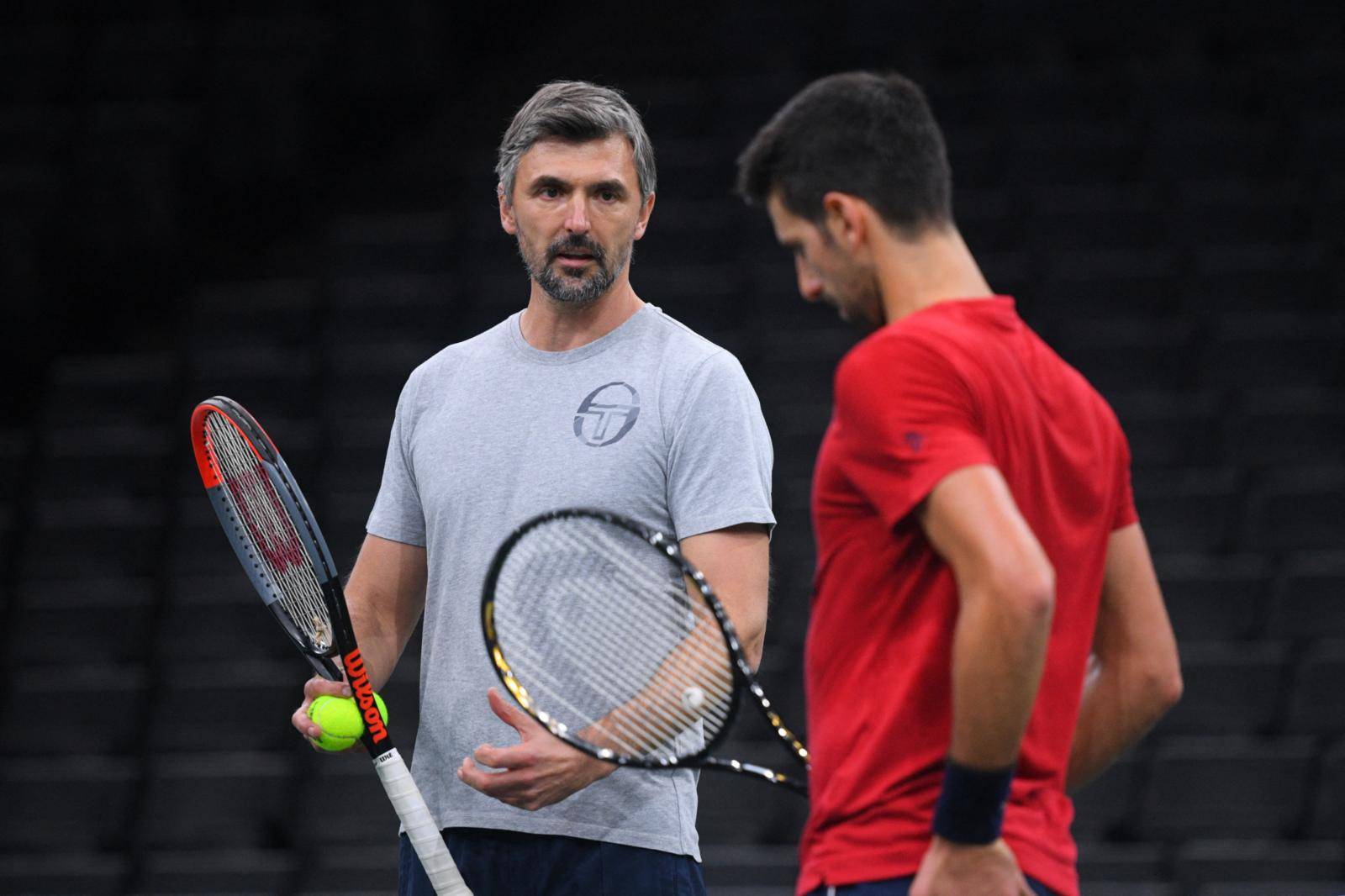 Rolex Paris Master - Novak Djokovic Training