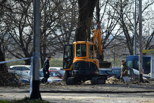 Zagreb: Počele pripreme za izvlačenje bespilotne letjelice