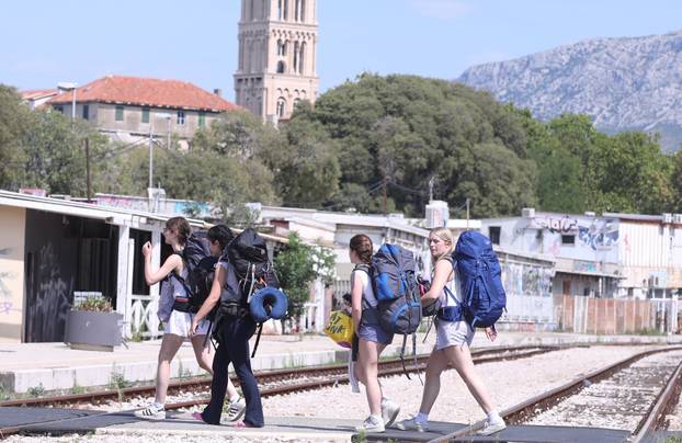 Split: Vlak iz Bratislave stigao je pun turista koji idu na Ultru 
