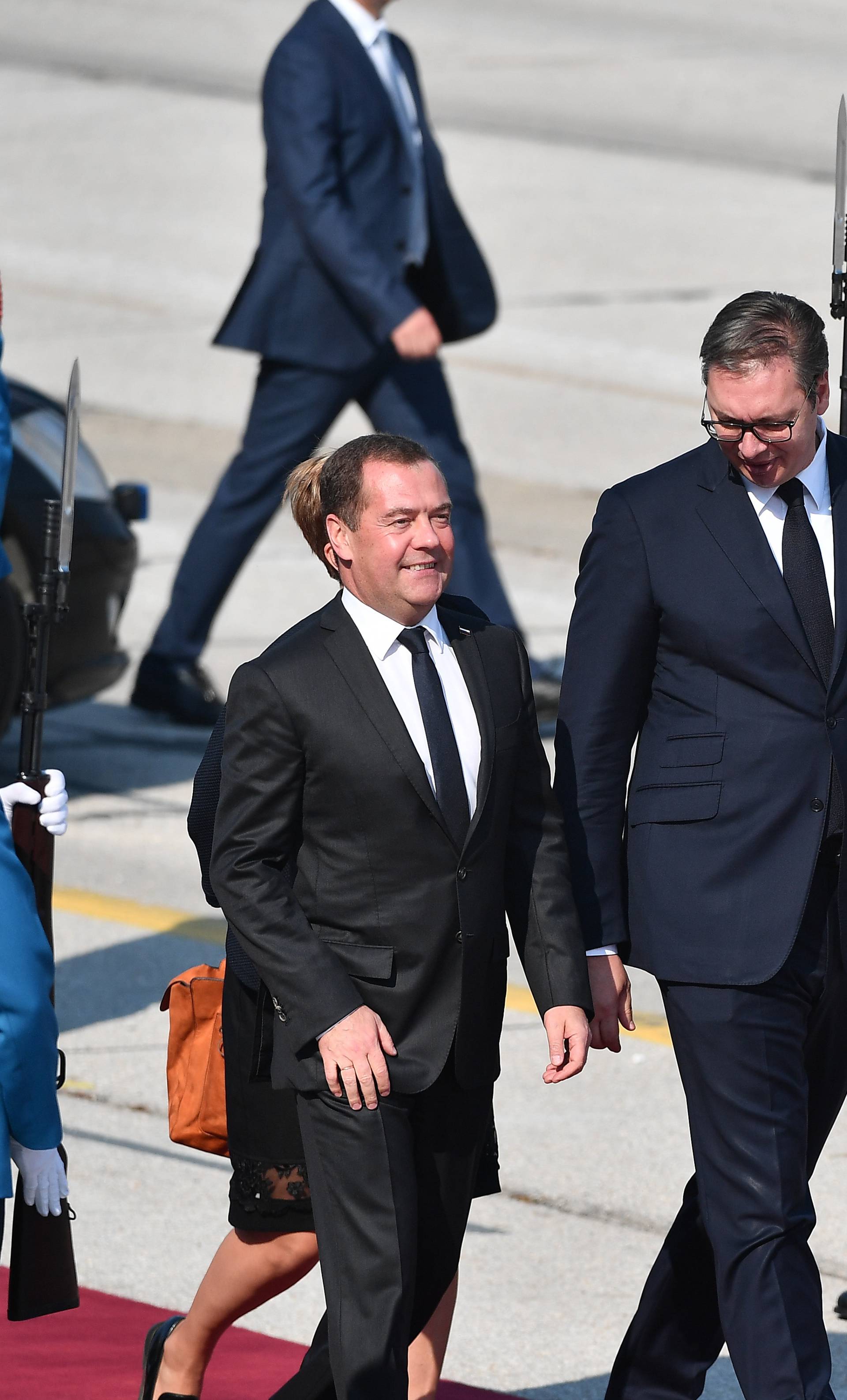 Medvedev stigao u Beograd na proslavu oslobođenja tog grada