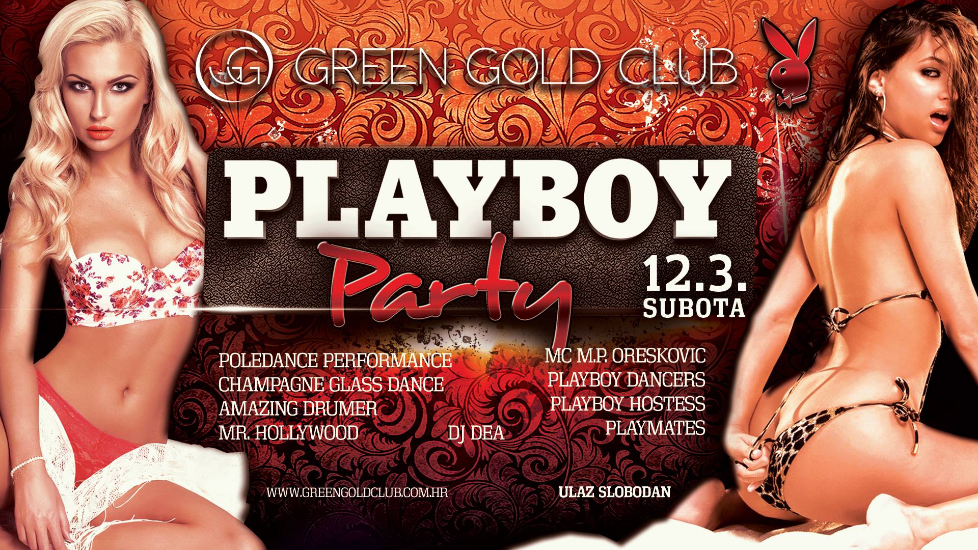 Vikend u Green Gold Clubu u znaku vrućeg Playboy partyja