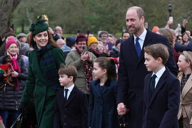 Royals attends Christmas Day Church service