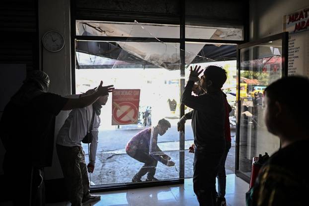 Aftermath of earthquake in southern Philippines