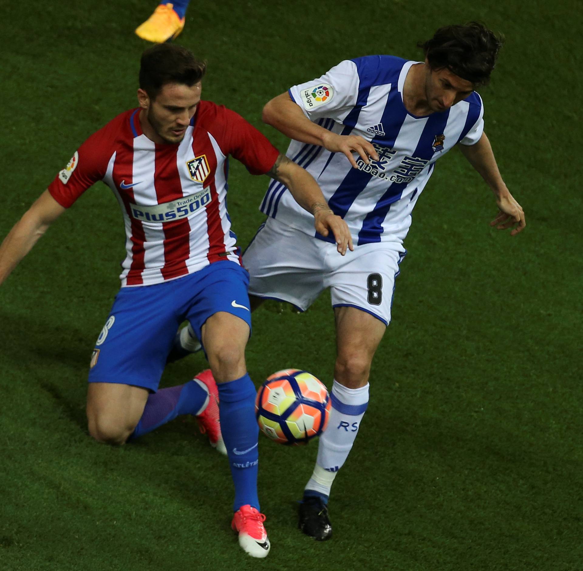 Football Soccer- Atletico Madrid v Real Sociedad - Spanish La Liga Santander