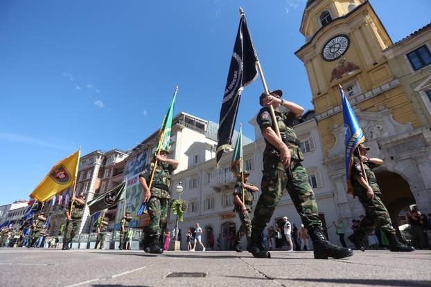 Rijeka: Mimohod povodom obljetnice Oluje te prigodno polaganje vijenaca za sve poginule