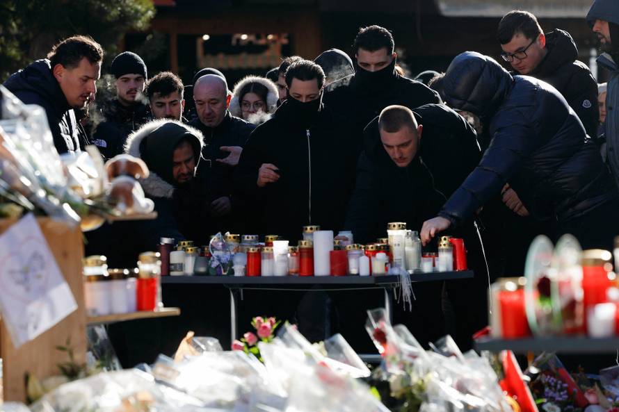 Aftermath of New Year's Eve party fire and explosion at Crans-Montana's "Le Constellation" bar