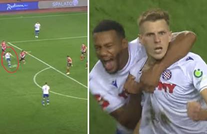 VIDEO Kako je Hajduk srušio 'lokose': Sahitijev udarac ne bi obranila ni dvojica golmana