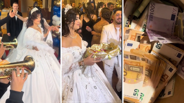 VIDEO Kič vjenčanje u Ljubljani: 'Dobili kilu zlata, Rolex i kuću'
