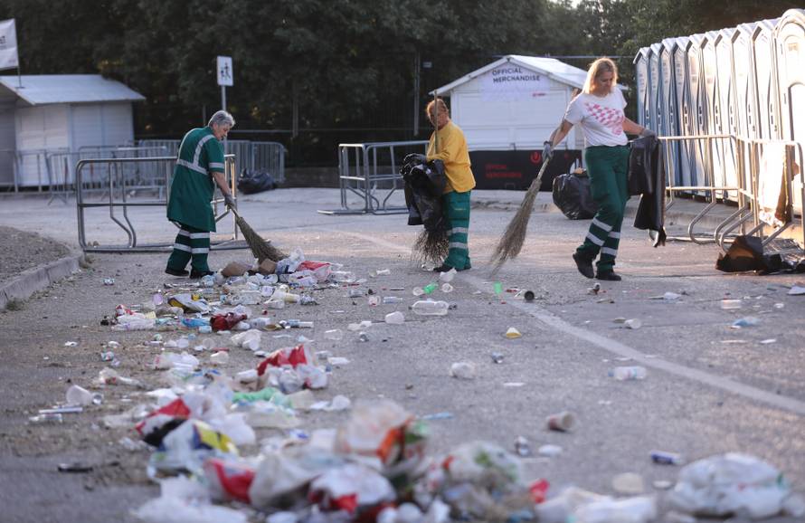 Split: Čišćenje velikih količina otpada nakon Ultra Europe Festivala
