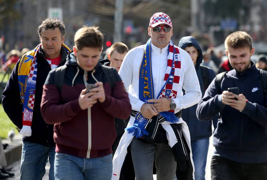 Kockice u Kijevu: Stižu navijači iz Splita, Zagreba, Slavonije...