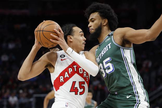 NBA: Toronto Raptors at Detroit Pistons