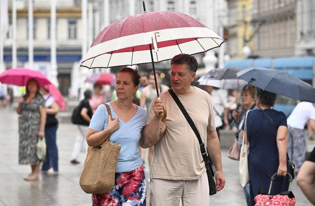 Ljetna kiša u Zagrebu