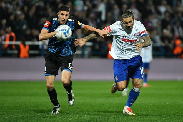 Vara&zcaron;din: NK Vara&zcaron;din i HNK Hajduk u utakmici 30. kola Prve HNL