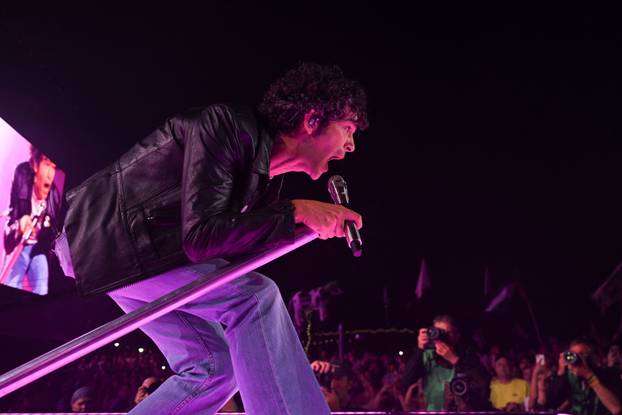 Glastonbury Festival at Worthy Farm in Pilton, Somerset, Britain