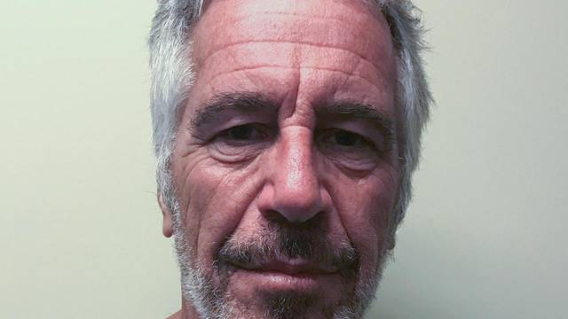 Jeffrey Epstein appears in a photo taken for the NY Division of Criminal Justice Services' sex offender registry