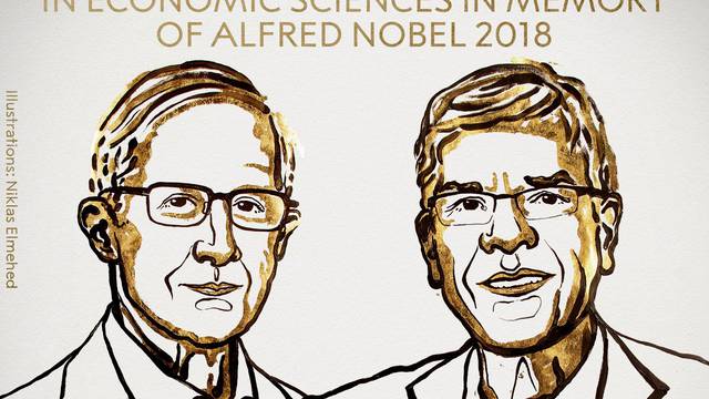 Amerikanci Nordhaus i Romer dobili su Nobela za ekonomiju