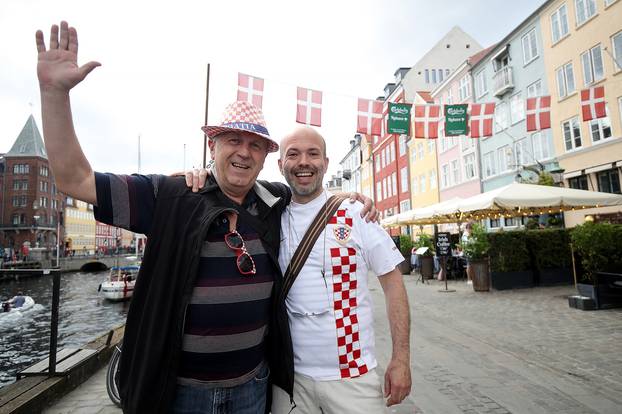 Kopenhagen: Hrvatski i danski navijači okupirali grad