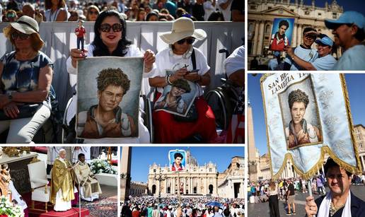 GALERIJA Pogledajte kako je Carlo Acutis proglašen svetim