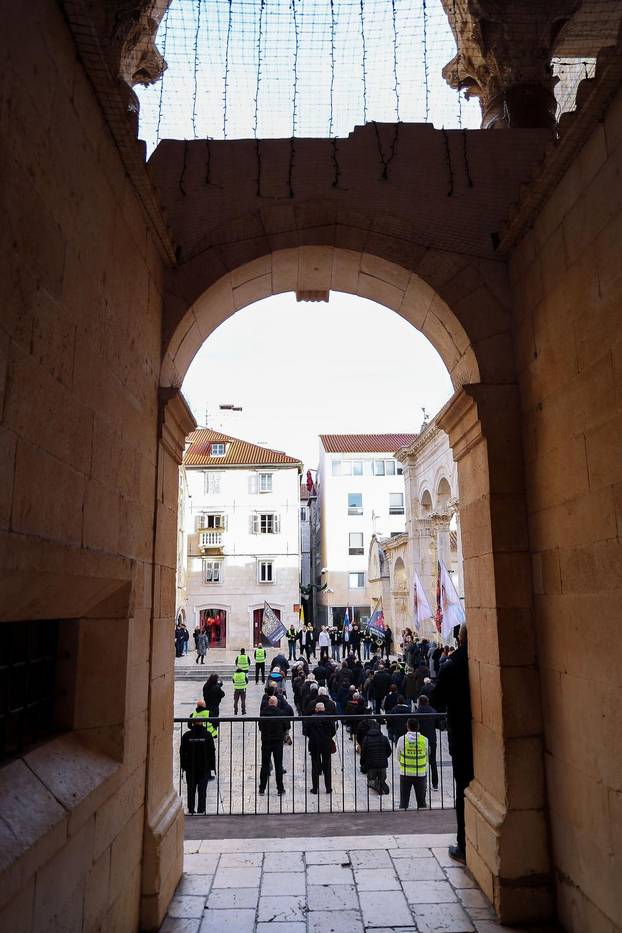 Split: Molitelji na Peristilu okupili su se i ove prve subote u mjesecu