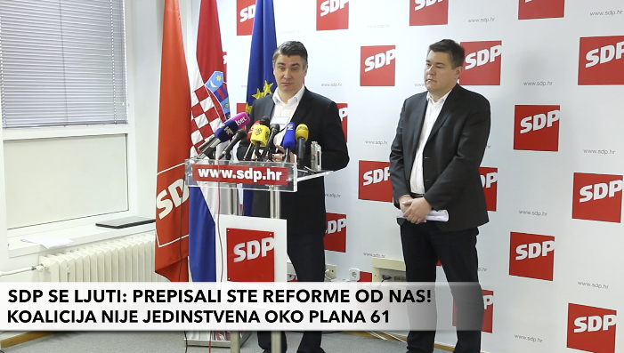 SDP-ovci se nadurili: Cijeli su plan reformi prepisali od nas!