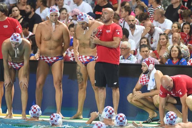 Sibenik: Prijateljska vaterpolo utakmica Hrvatska - SAD