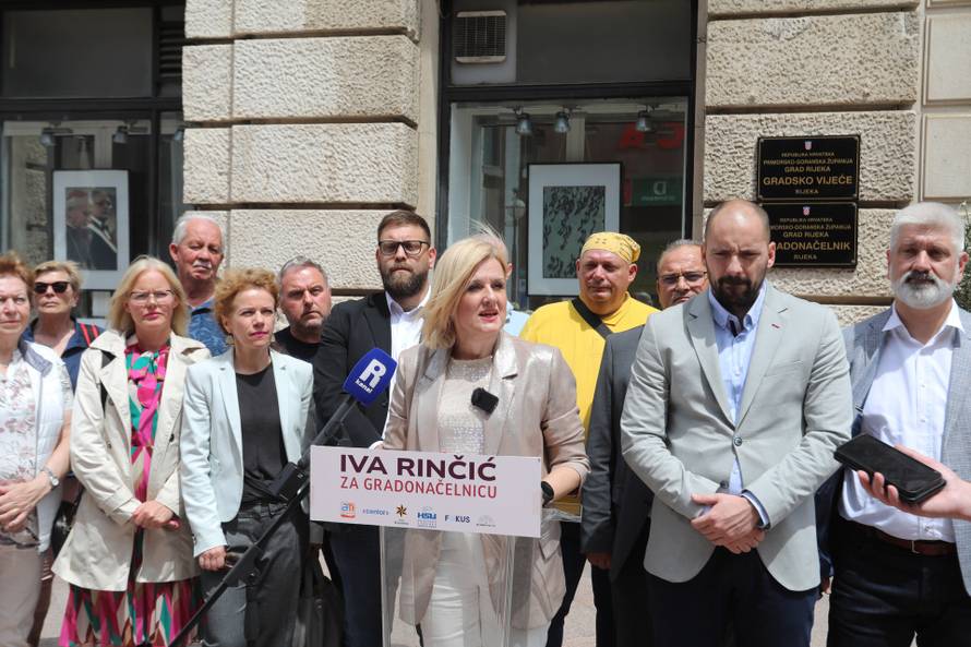 Rijeka: Konferencija Ive Rinčić kandidatkinje za gradonačelnicu