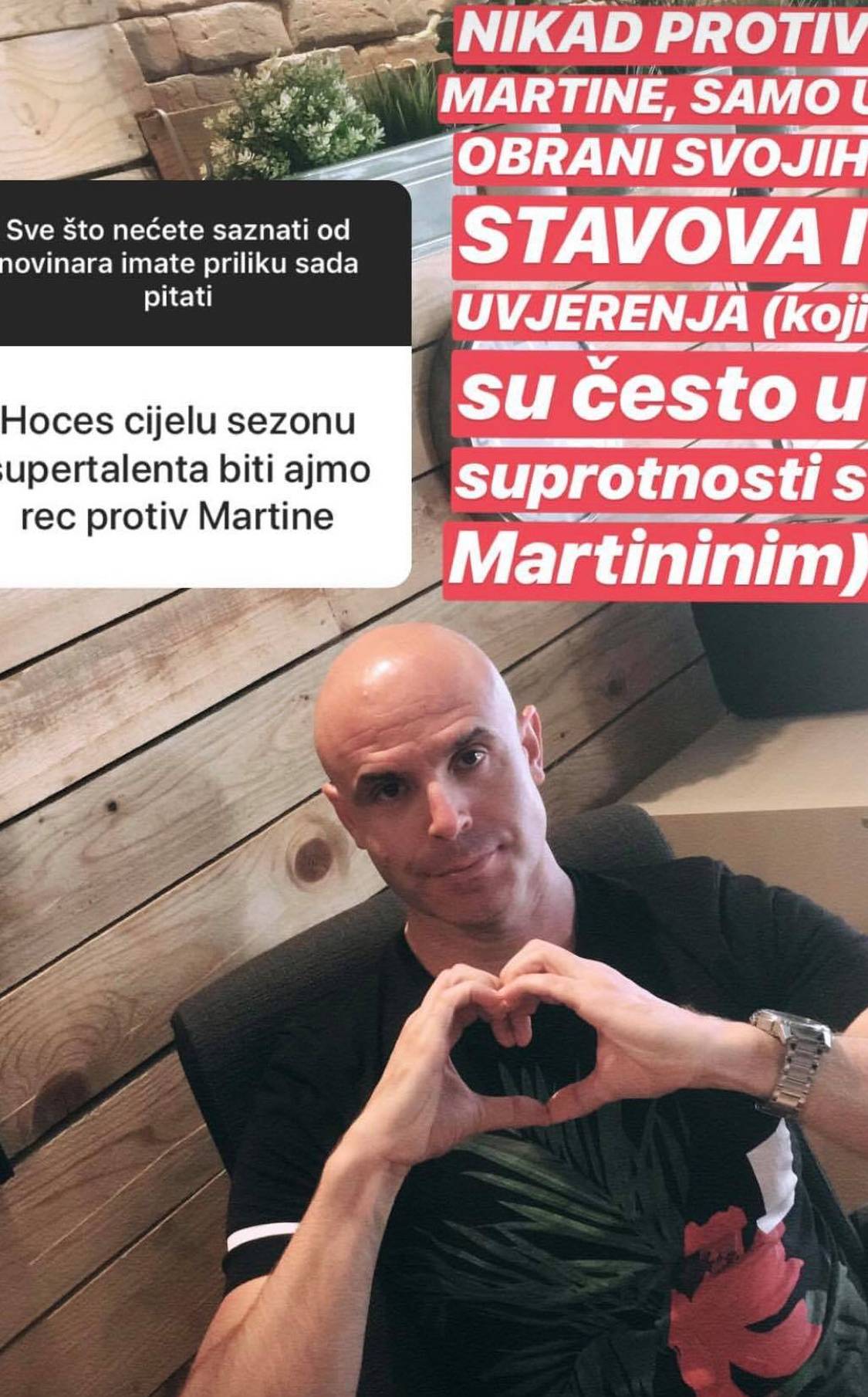 Ipak se vole: 'Martina, nisi ni otvorila profil, a već problemi'