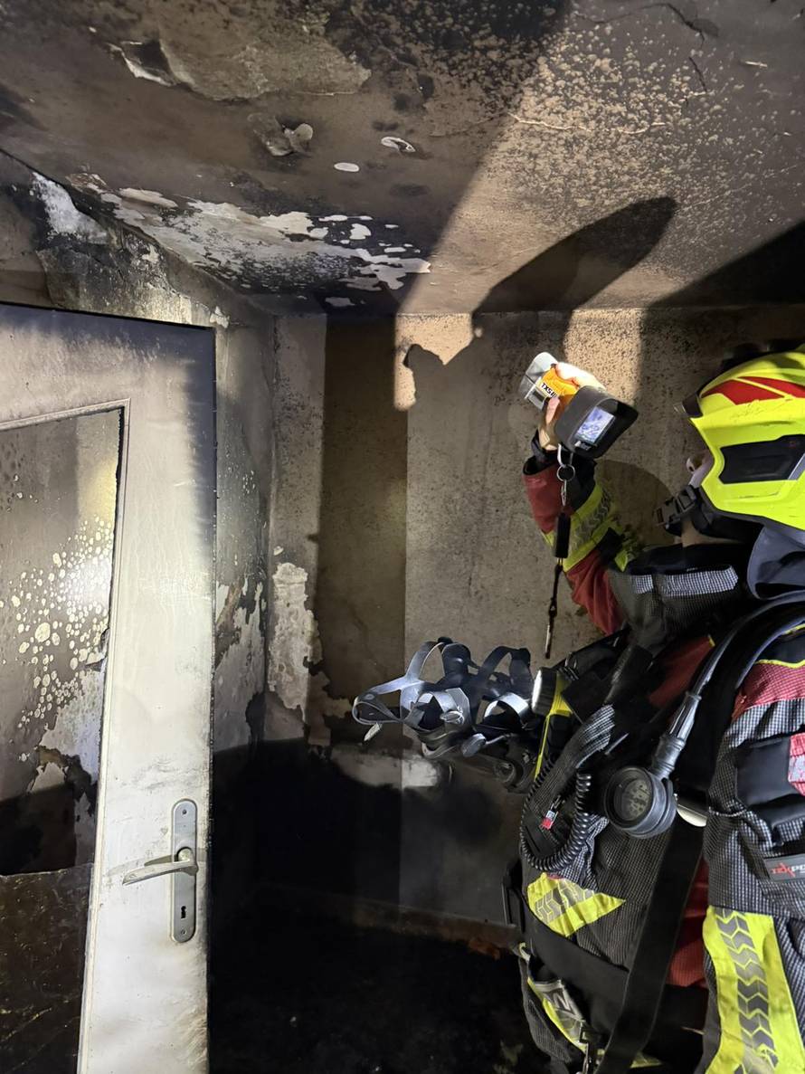 FOTO Planula kuhinja u Rovinju, papirić je natopio benzinom